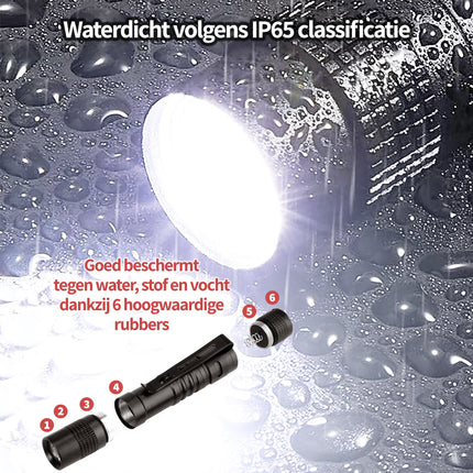 LED-Taschenlampe EDC5 - AAA - 1.000 Lumen - Wasserdicht