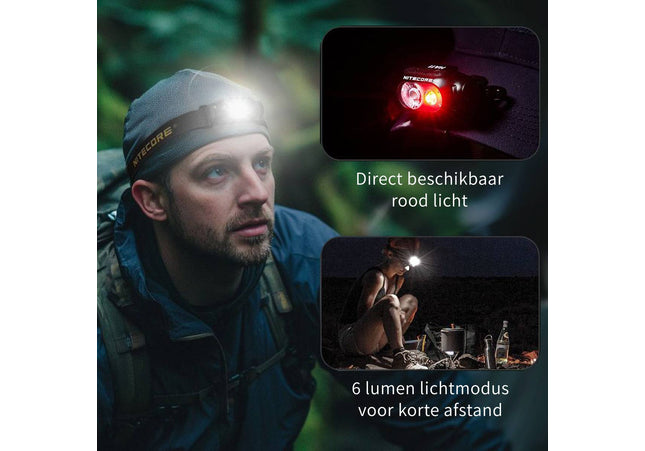 Nitecore HA11 Hoofdlamp - AA - Waterdicht