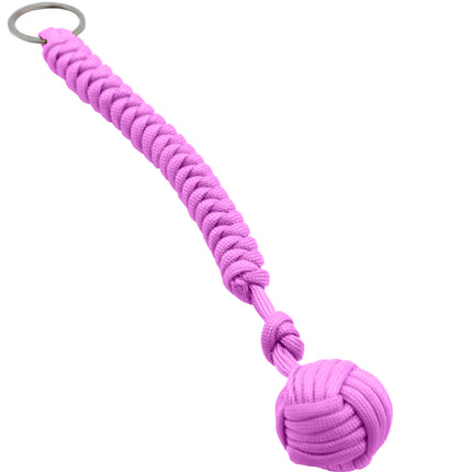 Monkey Ball Schlüsselanhänger - 24 cm - Stahlkugel - Rosa