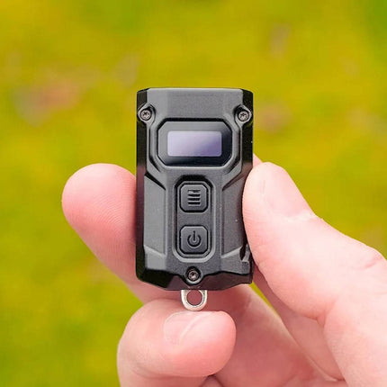 Nitecore TINI3 Sleutelhangerlamp - Oplaadbaar - Display - 600 Lumen - Zwart