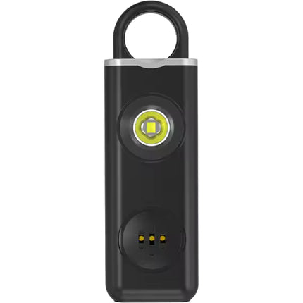Personenalarm - Panikalarm - Schlüsselanhänger - 130 Dezibel - USB Wiederaufladbar - Schwarz