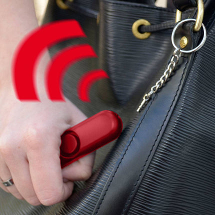 Personal Alarm - Panikalarm - Schlüsselanhänger - 120 Dezibel - Rot
