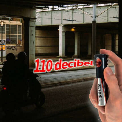 TW1000 Schriller Alarm - Selbstverteidigung - 110 Dezibel
