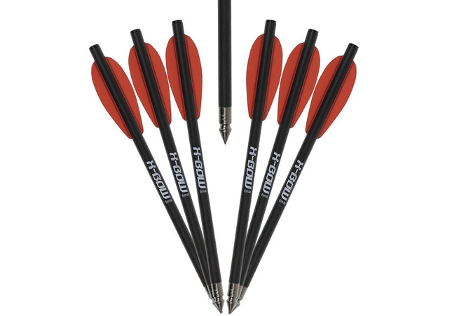 VLAD/Cobra Bolzen - 6,5" - Carbon - Bodkin - 6 Stück