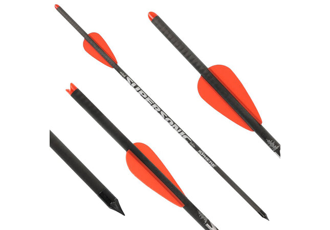 X-BOW FMA Supersonic REV Tactical Bolzen - 24T Carbon - Bodkin - 10 Stück