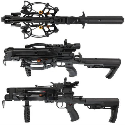 X-BOW FMA Supersonic REV XL Tactical Kruisboog - Met L-Kolf - 120 Pond - 6 Shots Magazijn